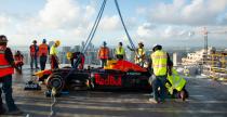 Bolid F1 krci bczki ponad 200 metrw nad ziemi w Miami