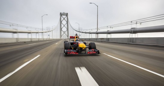 Ricciardo przemierza Amerykę bolidem F1