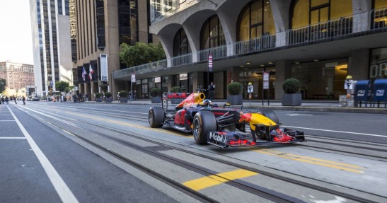 Ricciardo przemierza Amerykę bolidem F1