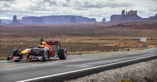 Ricciardo przemierza Amerykę bolidem F1