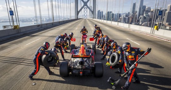 Ricciardo przemierza Amerykę bolidem F1