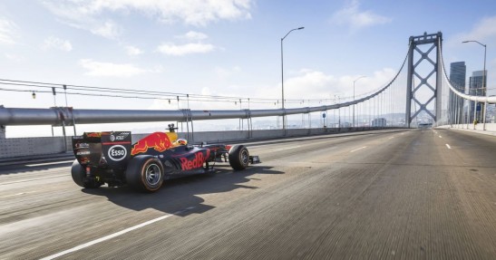 Ricciardo przemierza Amerykę bolidem F1