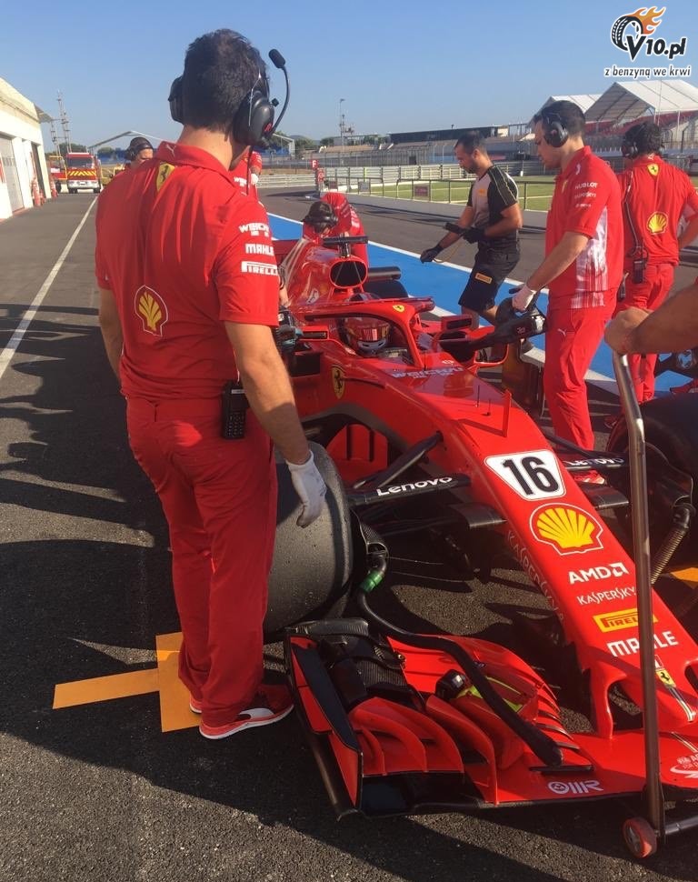 Leclerc ju przesiad si do Ferrari