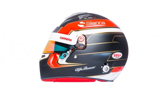 Kask Leclerca na starty w F1