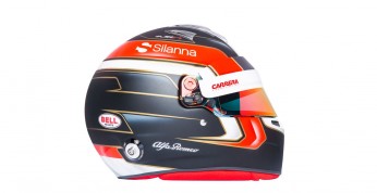 Kask Leclerca na starty w F1