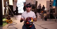 Verstappen prezentuje nowy kask na sezon 2018