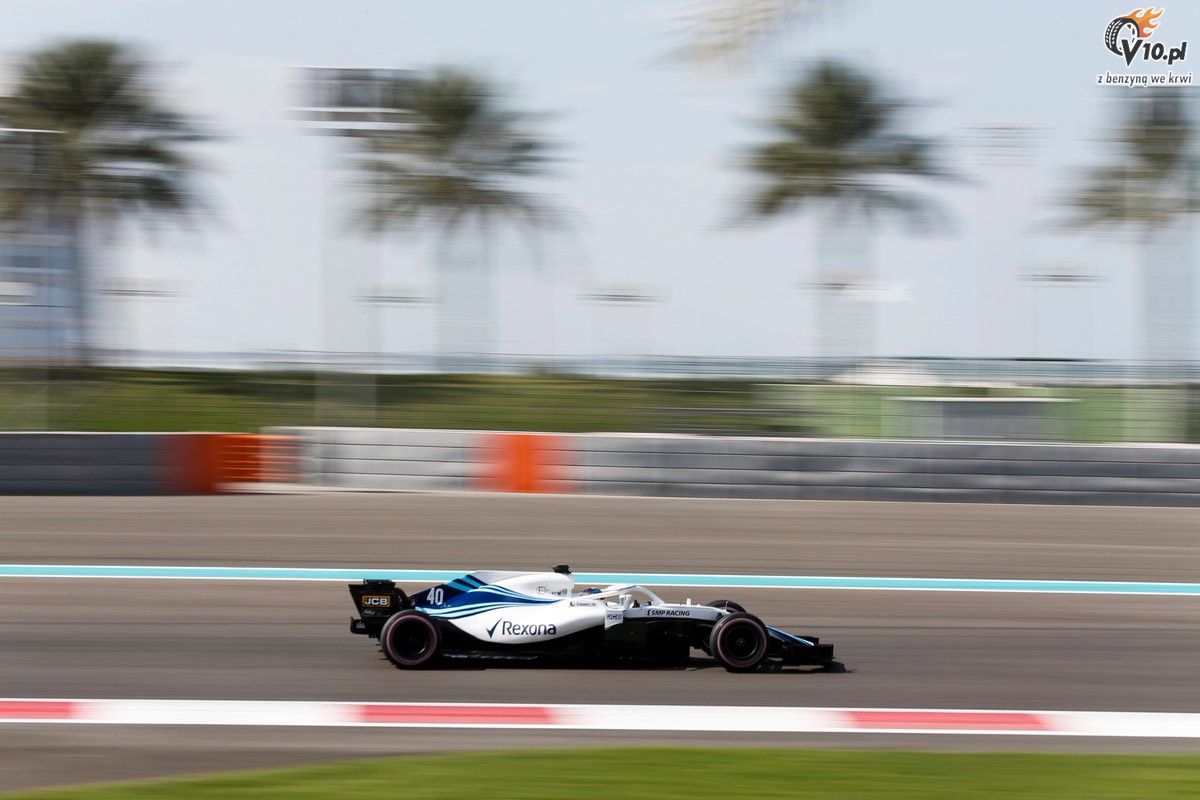 Testy F1 po GP Abu Zabi 2018