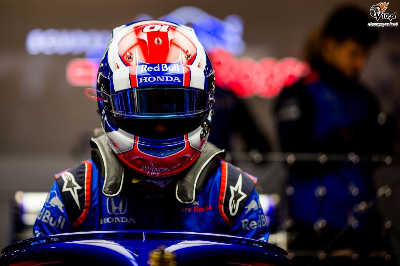 Gasly porwa kombinezon przez Aureol