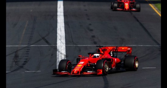 Vettel i Leclerc dotknęli się w pierwszym zakręcie
