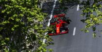 GP Azerbejdanu - 2. trening: Dublet Ferrari, kolejne wypadki