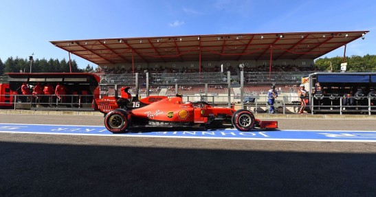 GP Belgii - 3. trening: Ferrari nie oddaje pola, wypadek Hamiltona