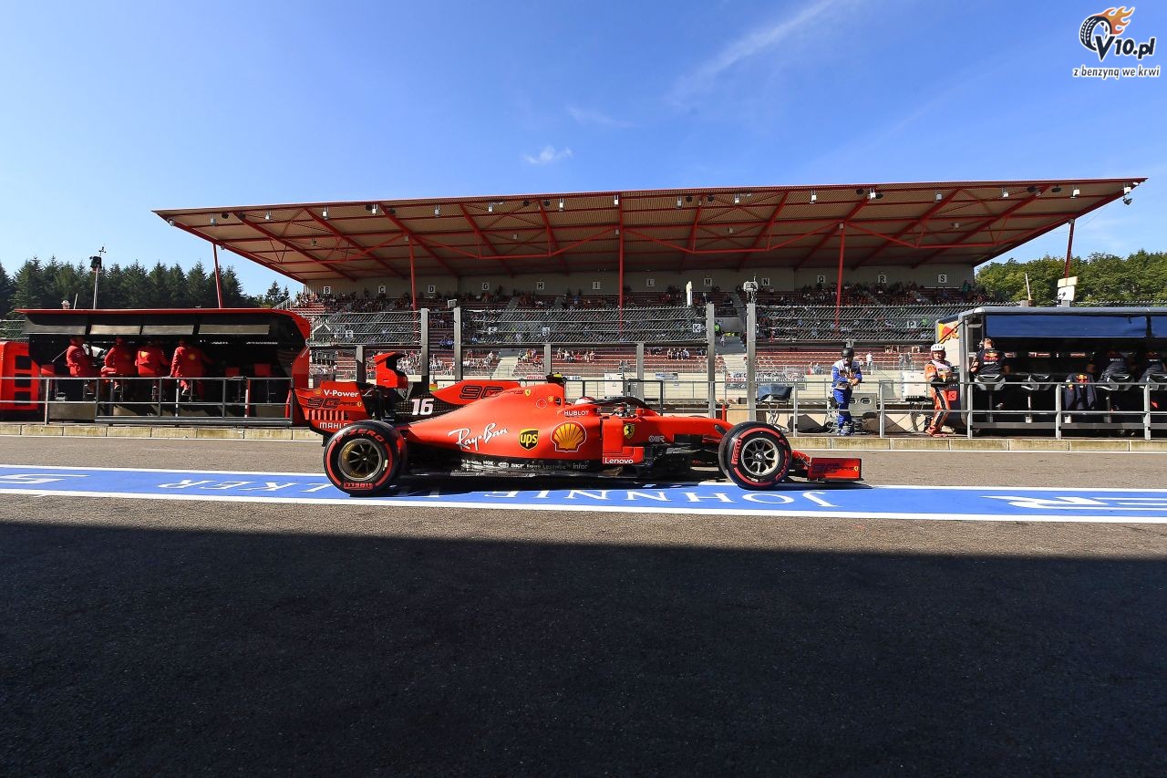 GP Belgii - 3. trening: Ferrari nie oddaje pola, wypadek Hamiltona