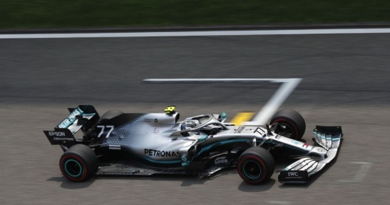 GP Chin - 3. trening: Bottas znów najszybszy, dzwon Albona