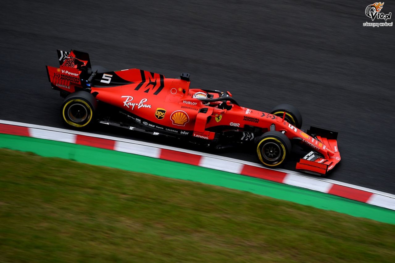 GP Japonii - kwalifikacje: Szara Vettela, wypadek Kubicy