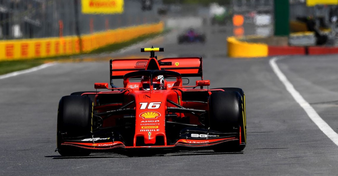 GP Kanady - 2. trening: Dublet Ferrari, wypadki Hamiltona i Verstappena