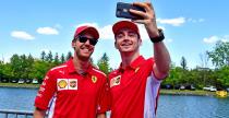 GP Kanady - 2. trening: Dublet Ferrari, wypadki Hamiltona i Verstappena