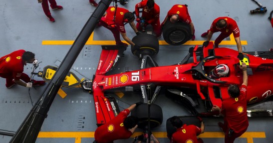 GP Singapuru - 3. trening: Atak Leclerka