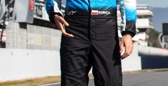 Kubica w nowym kombinezonie Williamsa
