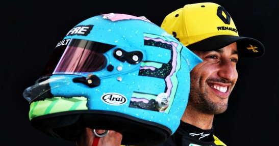 Ricciardo zaprezentował nietypowy kask na sezon 2019
