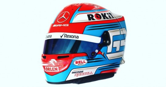 Russell zaprezentował kask