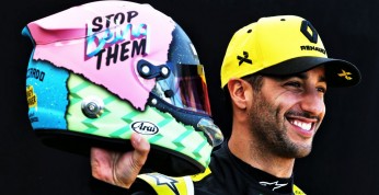 Ricciardo zaprezentował nietypowy kask na sezon 2019