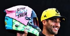 Ricciardo zaprezentowa nietypowy kask na sezon 2019