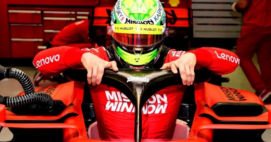Mick Schumacher zadebiutował w Ferrari