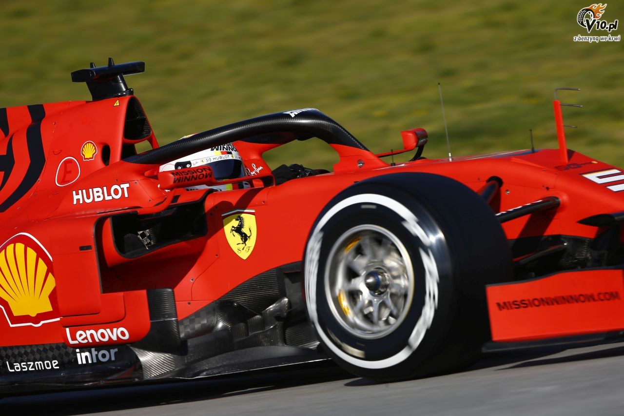 Vettel zachwycony nowym bolidem Ferrari