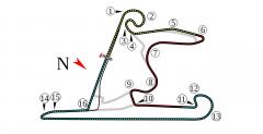 Shanghai International Circuit - mapka