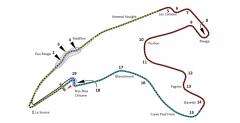 Spa-Francorchamps - mapka