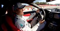 Schumacher i Rosberg wyprbowali nowy samochd bezpieczestwa F1 - Mercedesa SL63 AMG