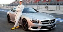 Schumacher i Rosberg wyprbowali nowy samochd bezpieczestwa F1 - Mercedesa SL63 AMG