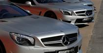 Schumacher i Rosberg wyprbowali nowy samochd bezpieczestwa F1 - Mercedesa SL63 AMG