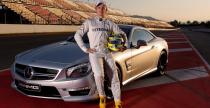 Schumacher i Rosberg wyprbowali nowy samochd bezpieczestwa F1 - Mercedesa SL63 AMG