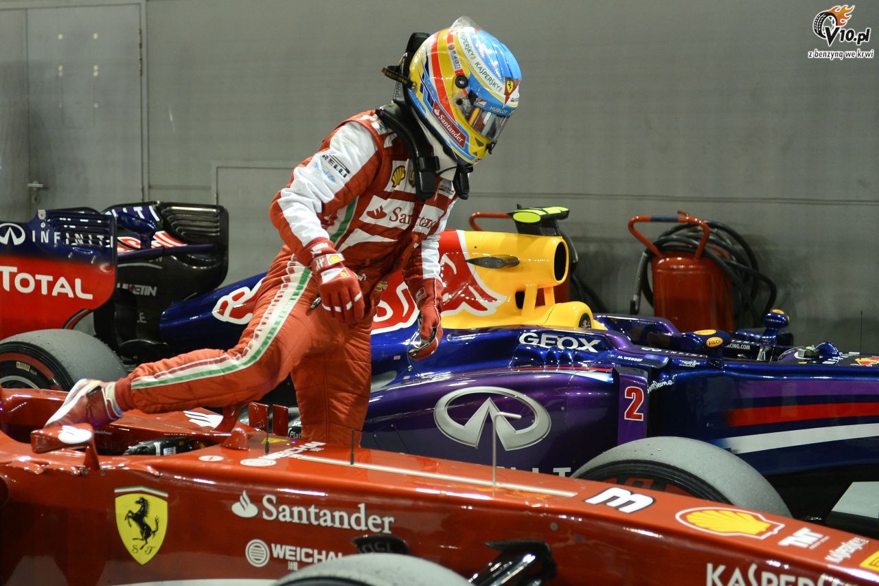 Alonso boi si o form Ferrari na Yas Marina