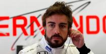 Alonso ciko skrcaa kierownica przed wypadkiem
