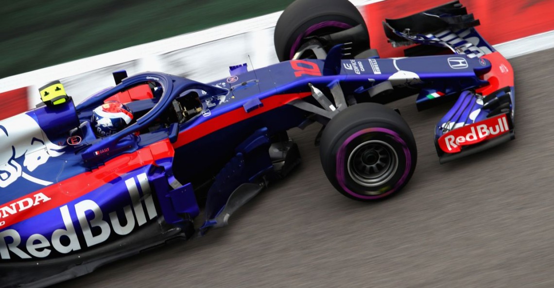 Toro Rosso wprowadziło poprawki tylko do bolidu Gasly'ego