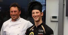 Grosjean chcia rzuci wycigi i zosta kucharzem