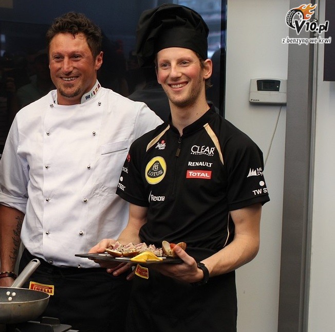 Grosjean chcia rzuci wycigi i zosta kucharzem