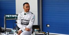 Hamilton schud do cikiego bolidu Mercedesa