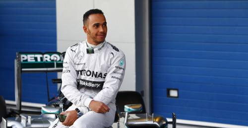 Hamilton schud do cikiego bolidu Mercedesa