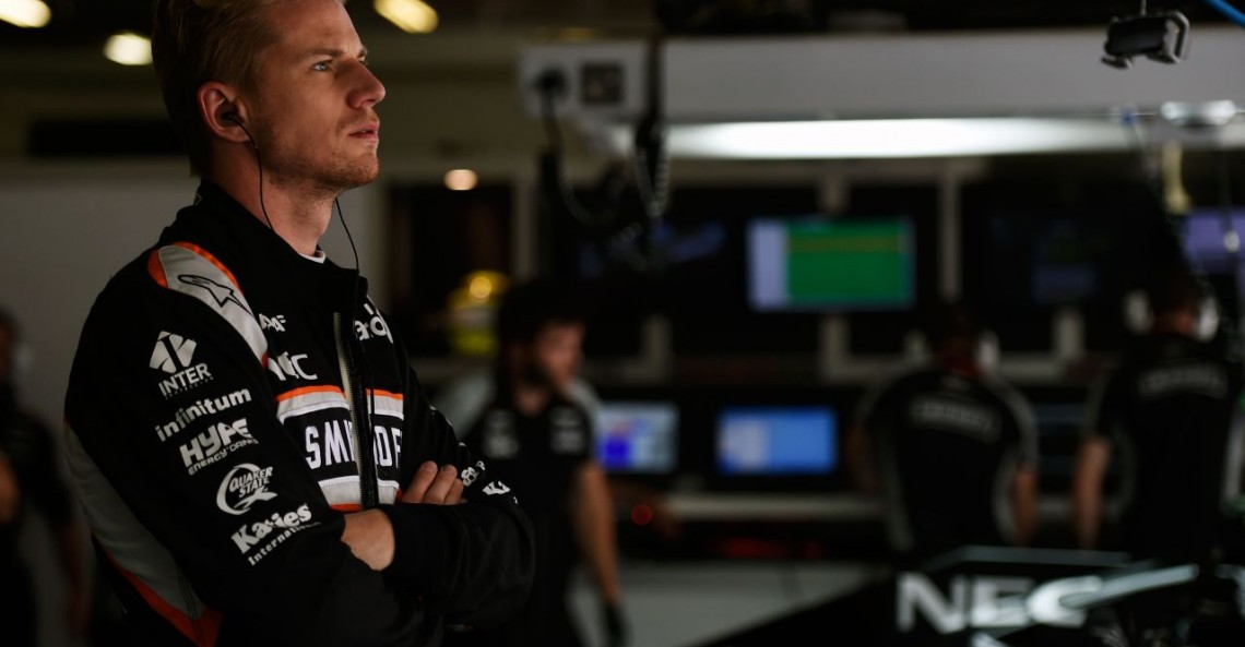 Hulkenberg obrócił się przez podmuch wiatru