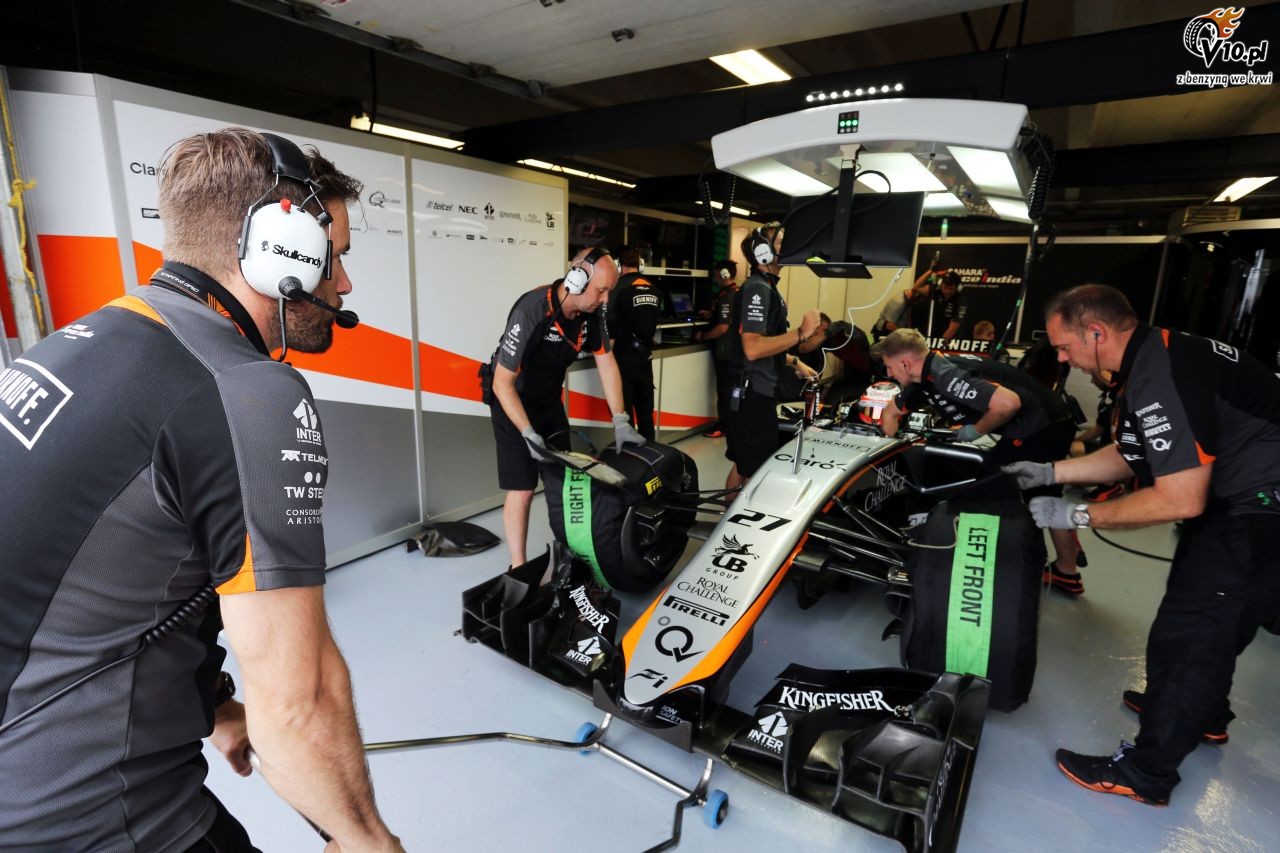 Bolid Force India w wersji B przeszed testy zderzeniowe