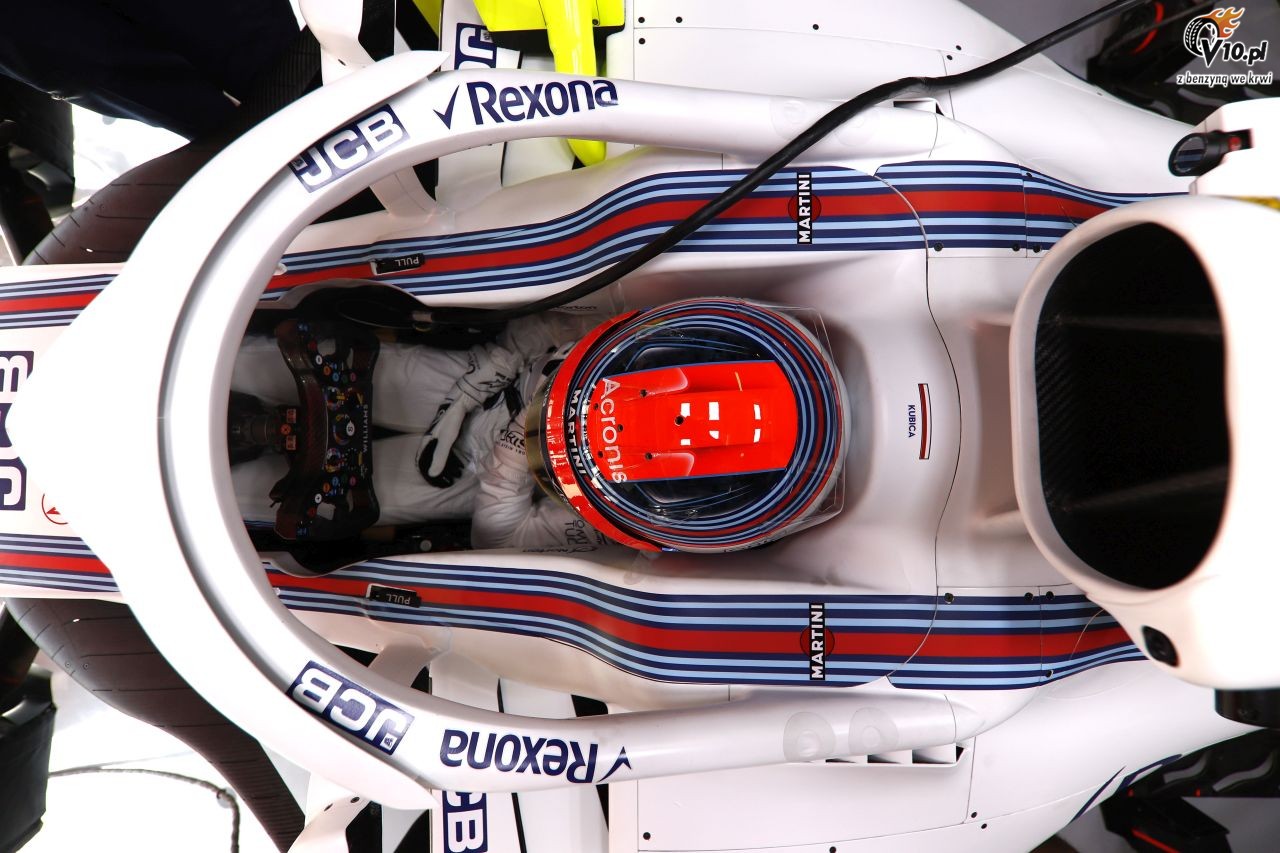 Kubica prowadzi w 70 procentach lew rk