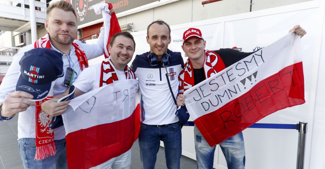 Kubica ponownie dziękuje polskim kibicom