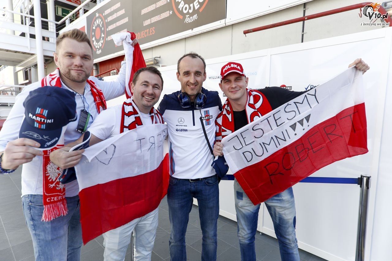 Kubica ponownie dzikuje polskim kibicom
