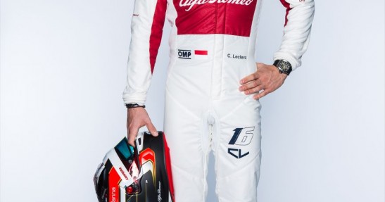 Kask Leclerca na starty w F1