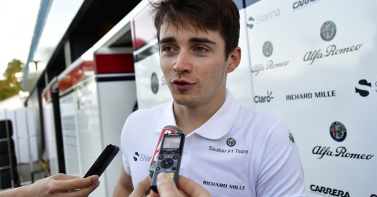 Bolid F1 jest szalony w obsłudze wg Leclerca