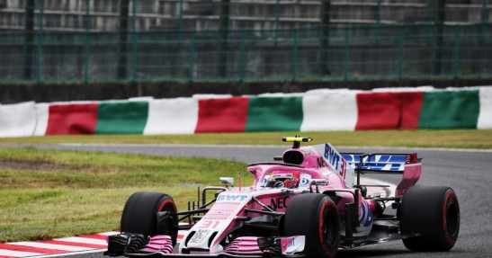 GP Japonii 2018 - ustawienie na starcie wyścigu