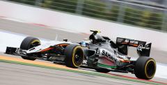 Force India przywiozo poprawki do bolidu na GP Meksyku